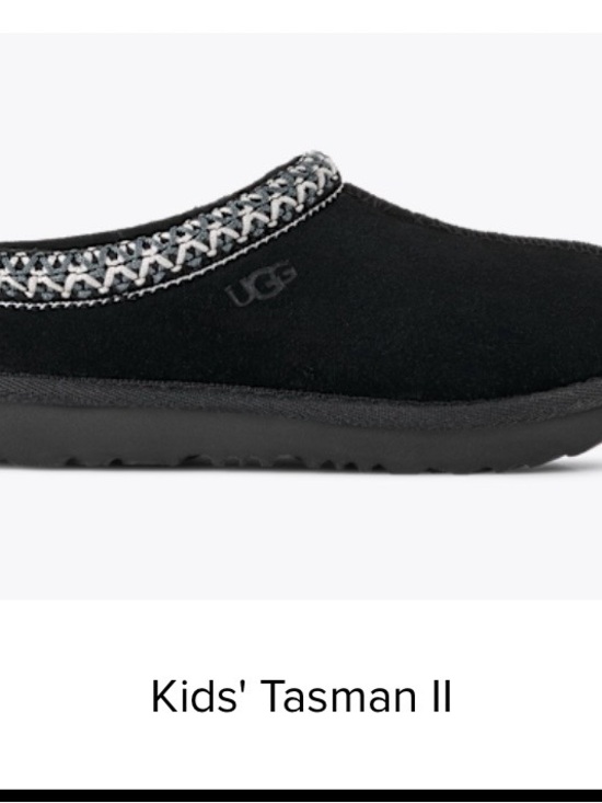 UGG Other - UGG Kids Tasman II Slipper in Black with Contrast Trim
